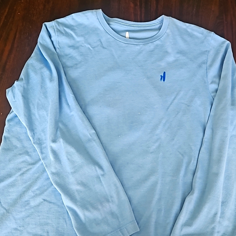 Long Sleeve,  Blue Surf Johnnie-O Shirt